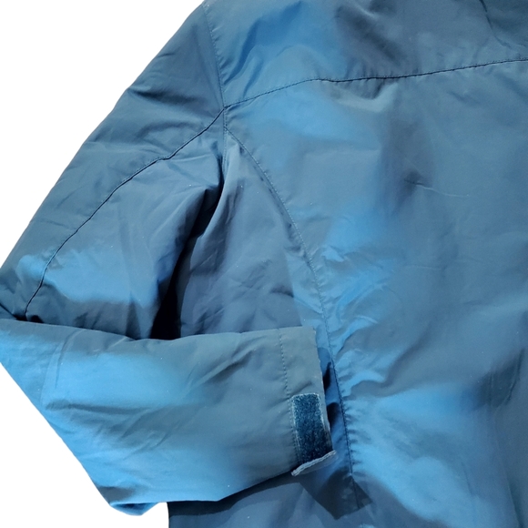 LL Bean Womens Jacket Large Insulated & Waterproof  Blue - Picture 9 of 16